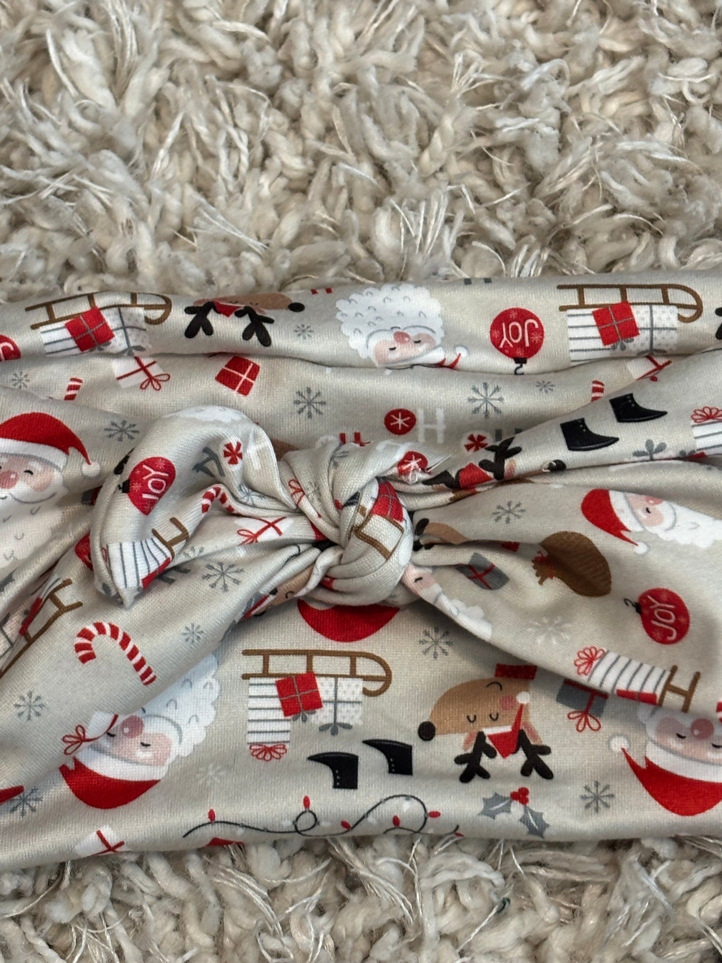 Santa’s Sleigh Faux Bow