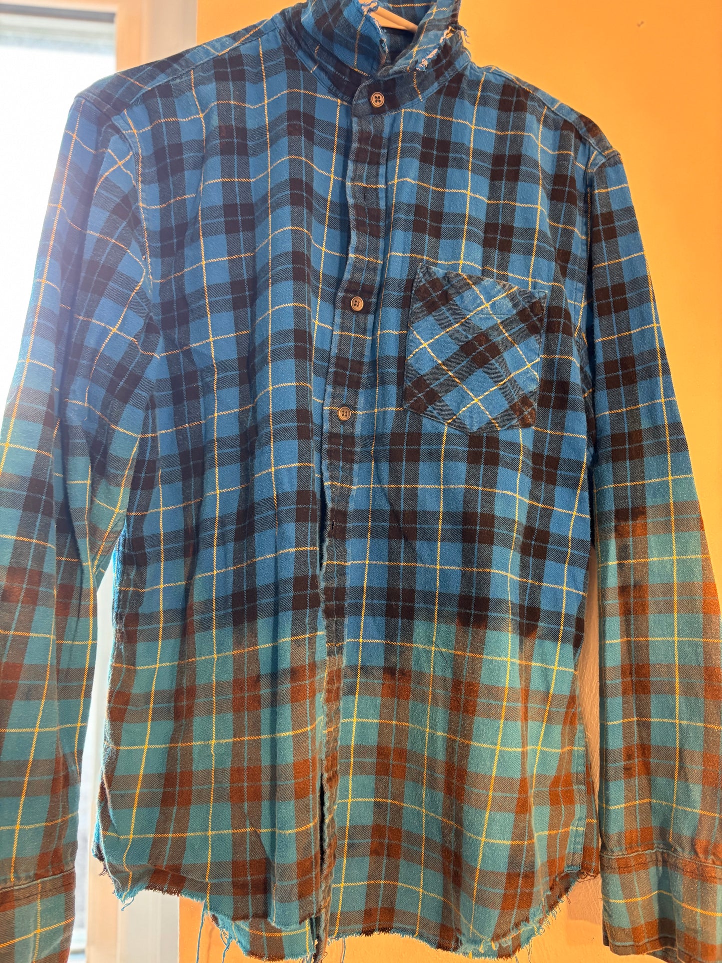 Blue Johnny Cash Flannel
