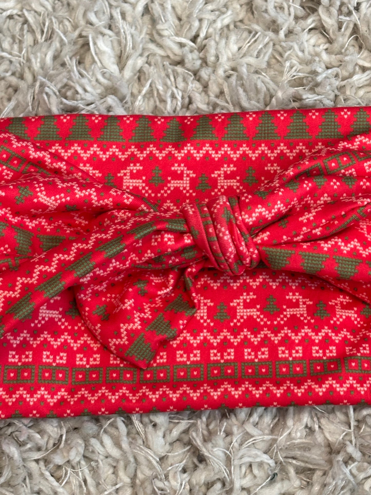 Ugly Sweater Faux Bow