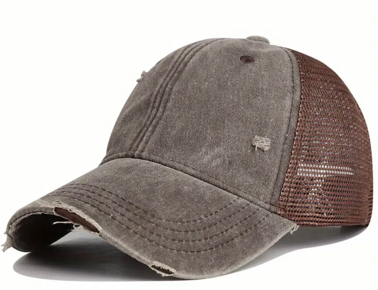 RIPPED TRUCKER HAT