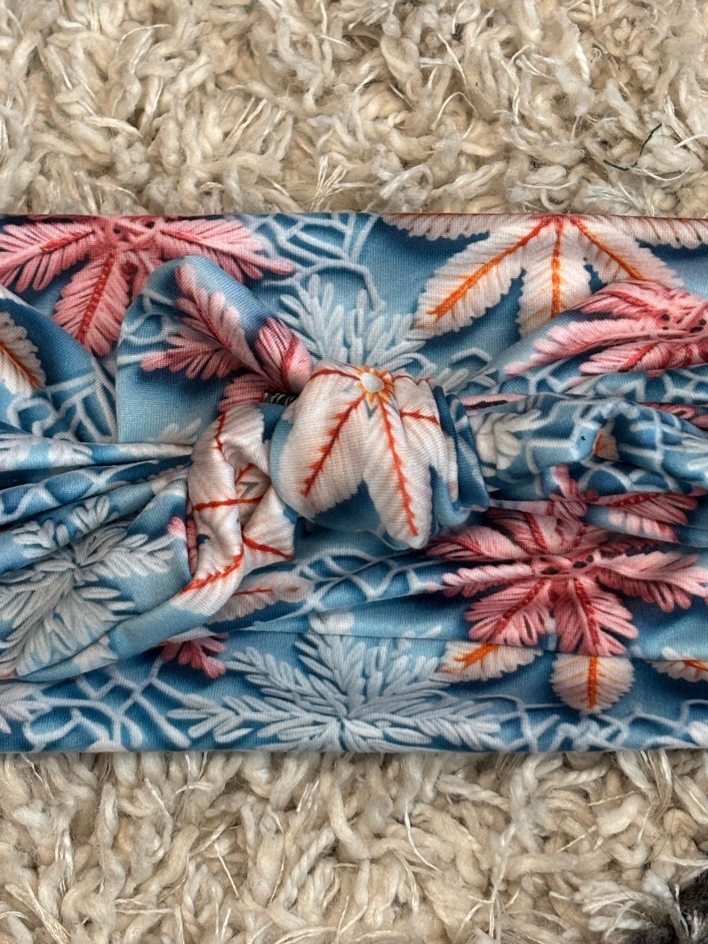 Snowflakes Faux Bow