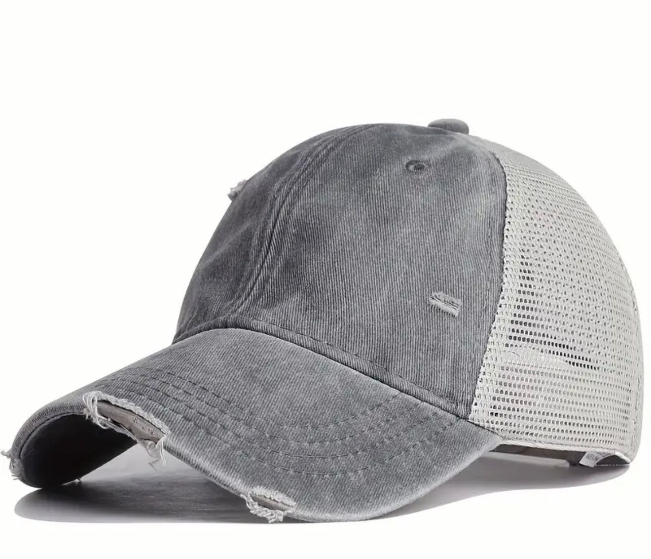 RIPPED TRUCKER HAT