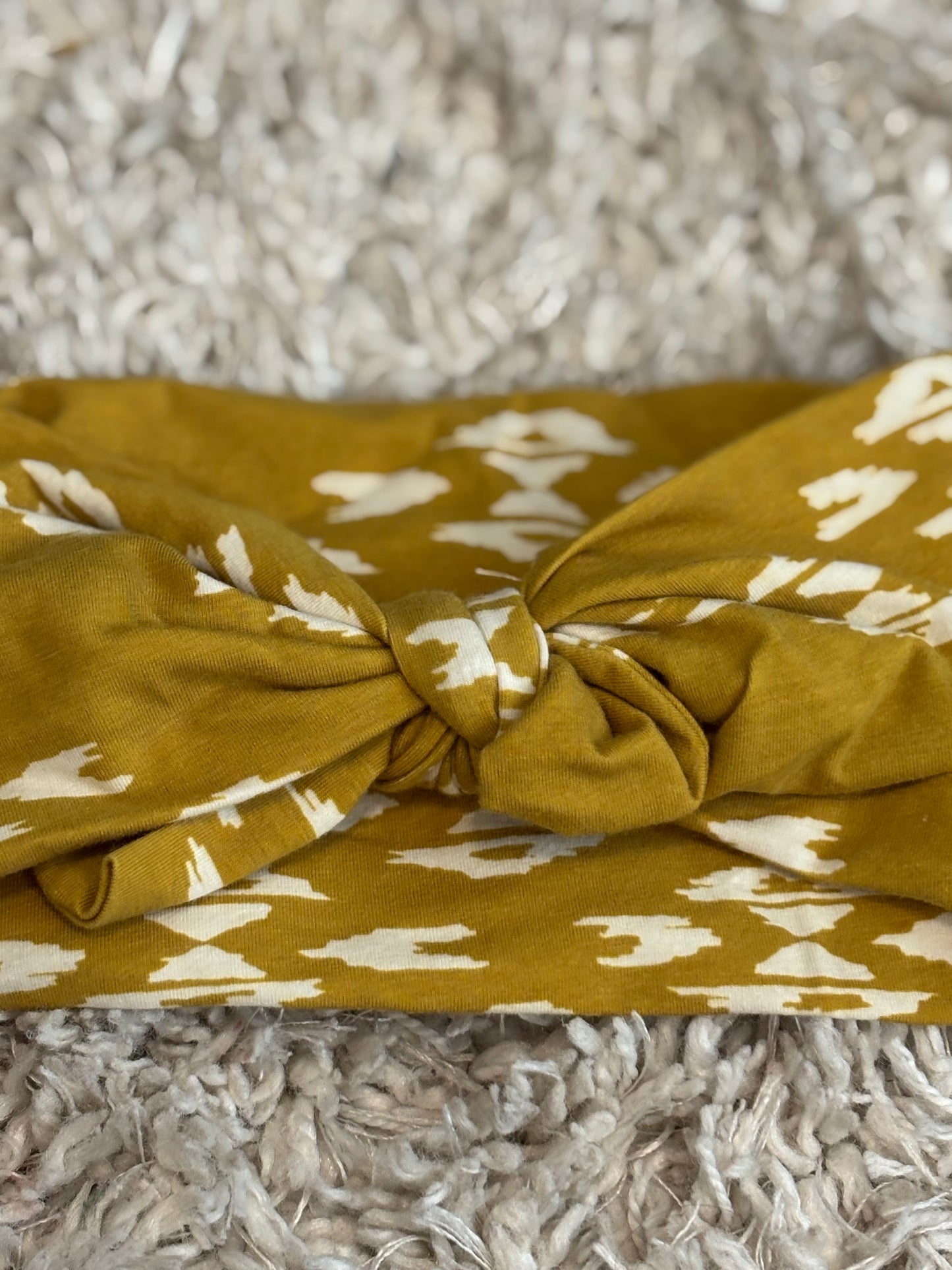 Golden western Faux Bow