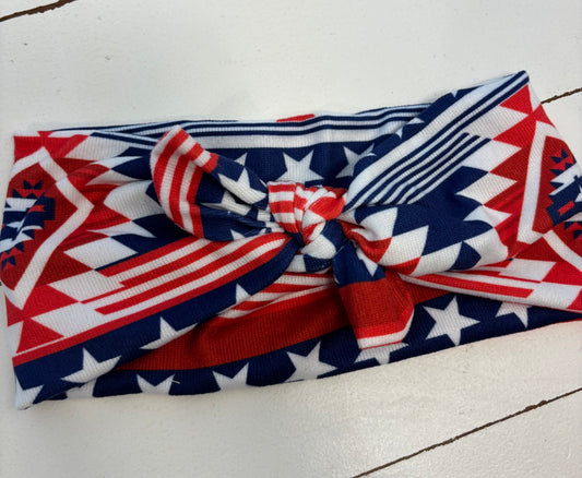 Retro Flag Faux Bow