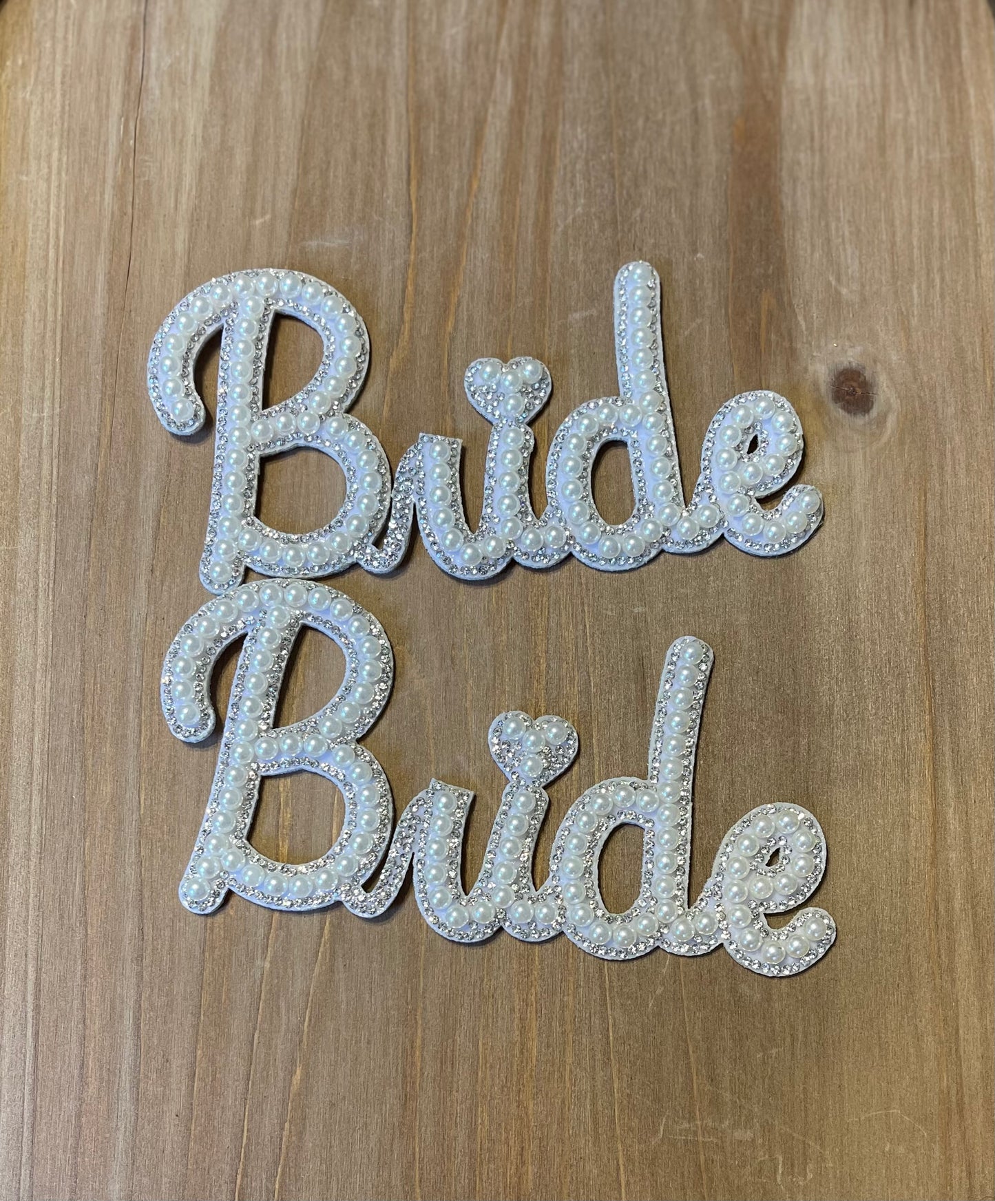 Bride Pearl Patches