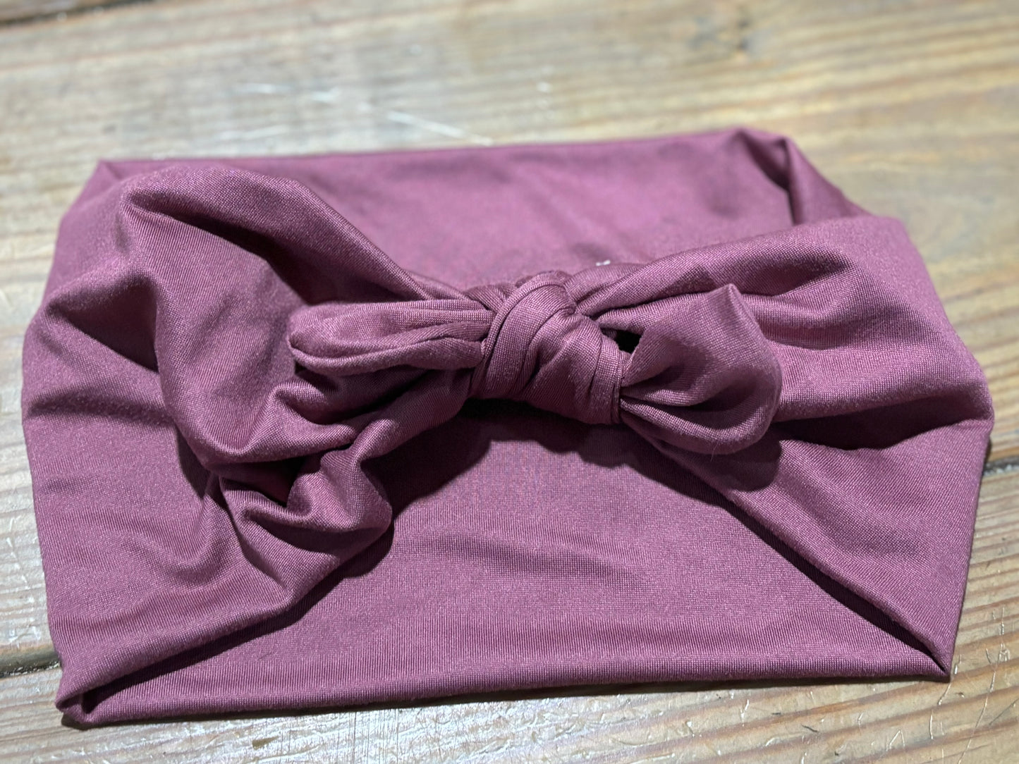 Mauve Faux Bow