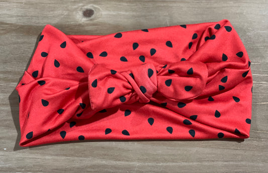 Watermelon Faux Bow