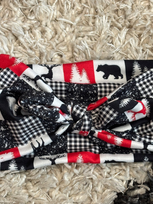 Forest Christmas Faux Bow