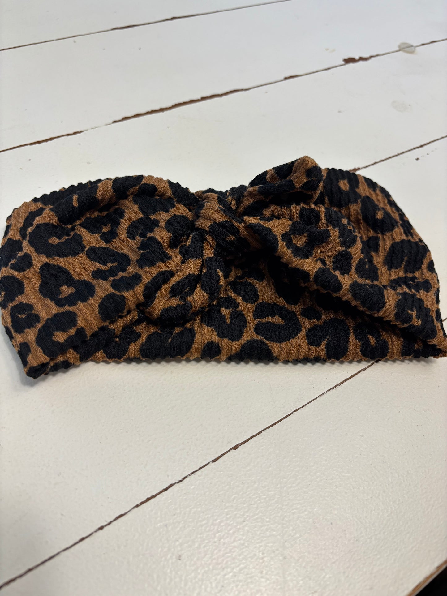 Cheetah Faux Bow
