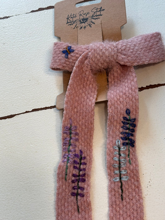 Petite Floral Bow