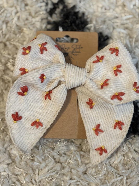 Coral buds Bow