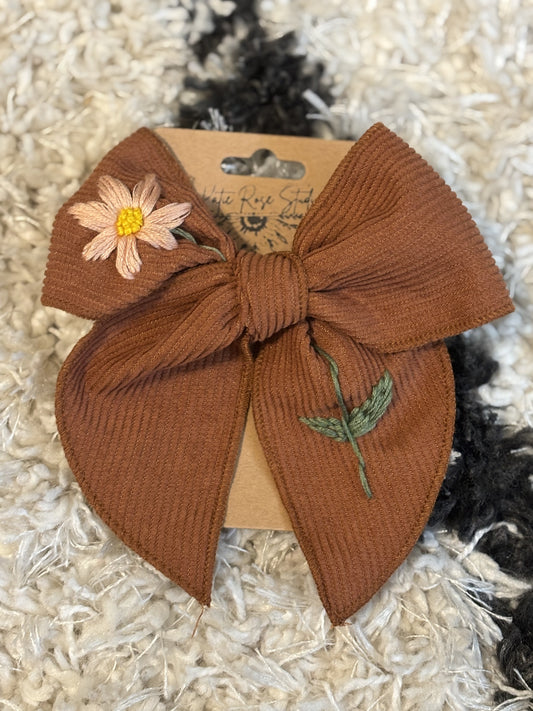 Spring Flower Bow