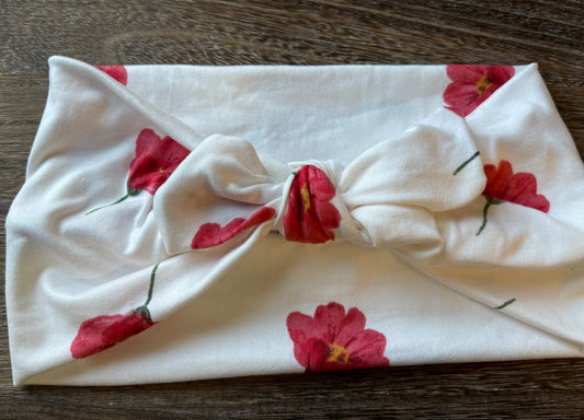 Floral Faux Bow