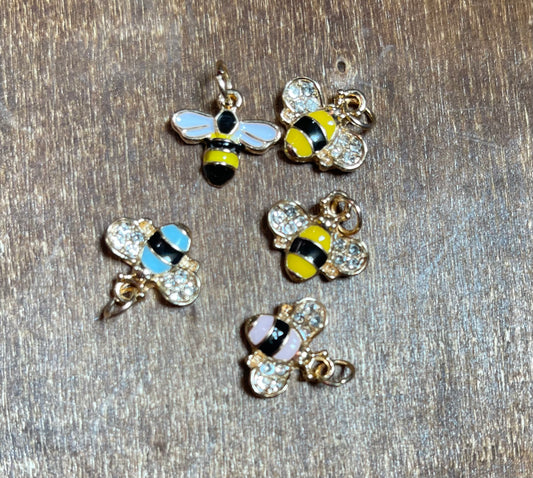 Colorful Bee Charm