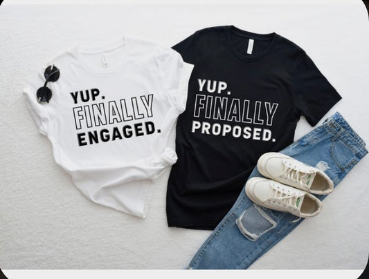 Funny Engaged Couples Tee