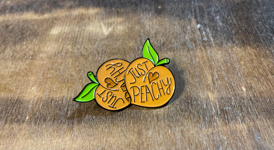 JUST PEACHY PIN