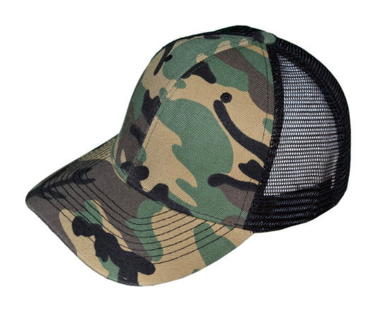 CAMO TRUCKER HAT