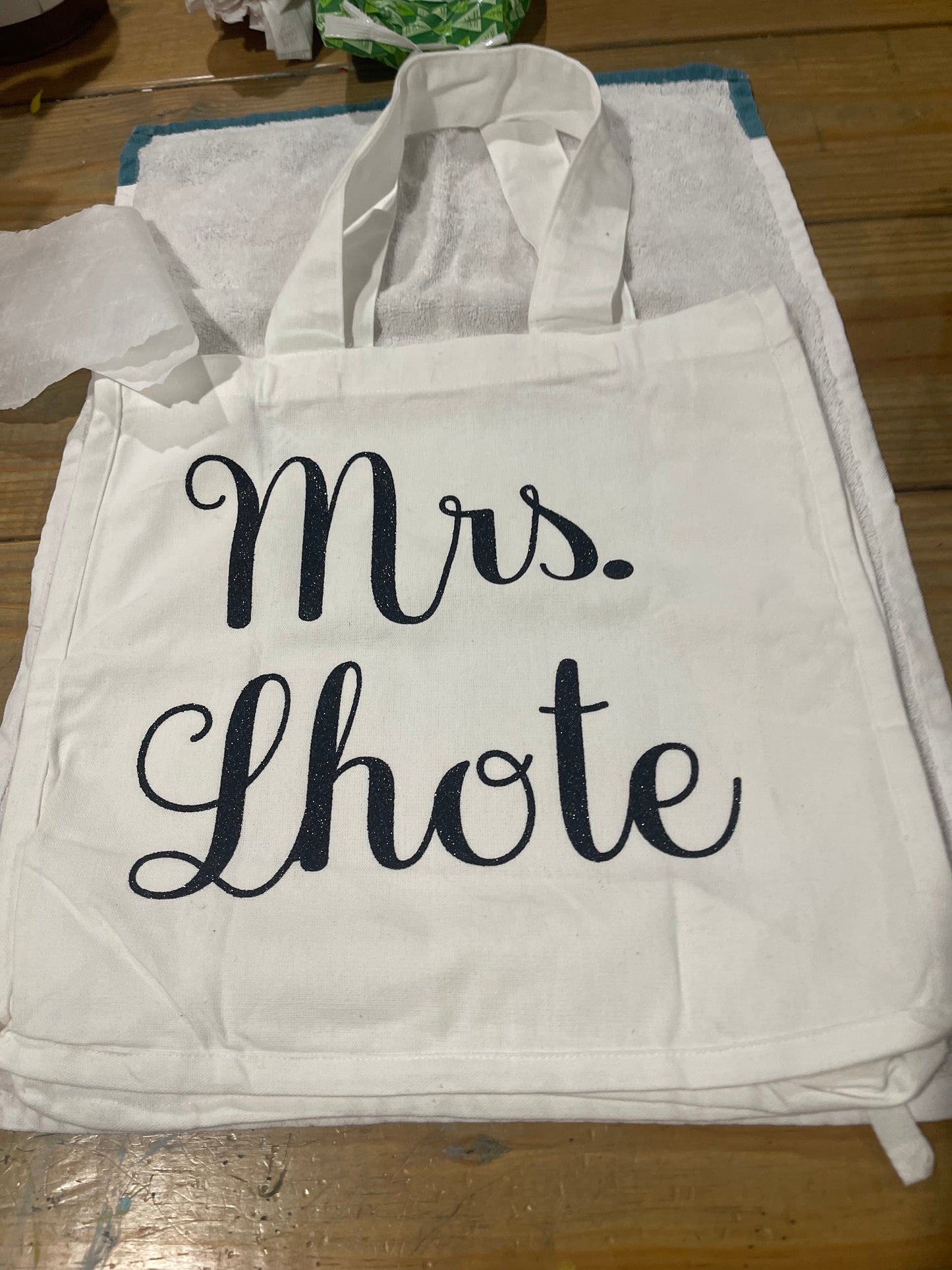 Bride Canvas Tote Bag